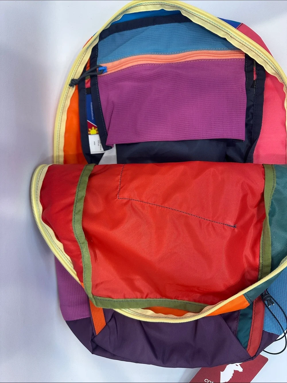 Cotopaxi Batac Del Día 16L Backpack One-of-a-Kind Multicolor Lightweight Daypack